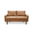 thumbnail image 1 of Saint Birch 13015S Saint Birch Faux Leather Adair Sofa - Brown, 1 of 10
