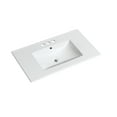 thumbnail image 1 of Saint Birch 24" White Ceramic Single Bathroom Vanity Top With Sink, 1 of 8