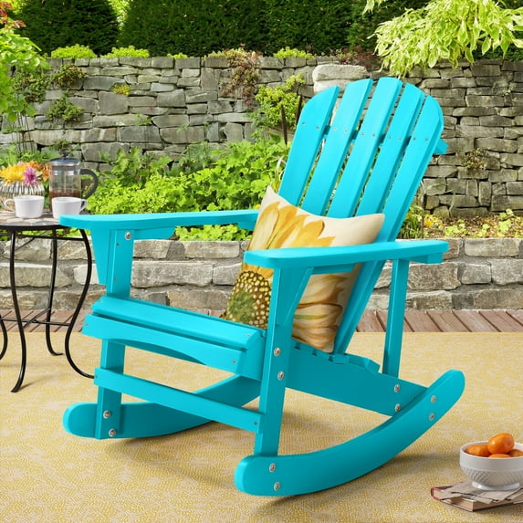 Saint Birch Adirondack Wooden Rocking Chair