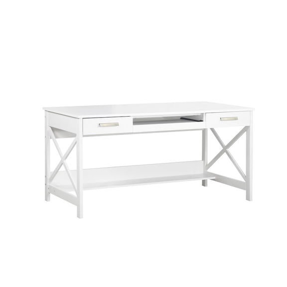 Saint Birch Alaska Wood 59.5 Inches Writing Desk in White