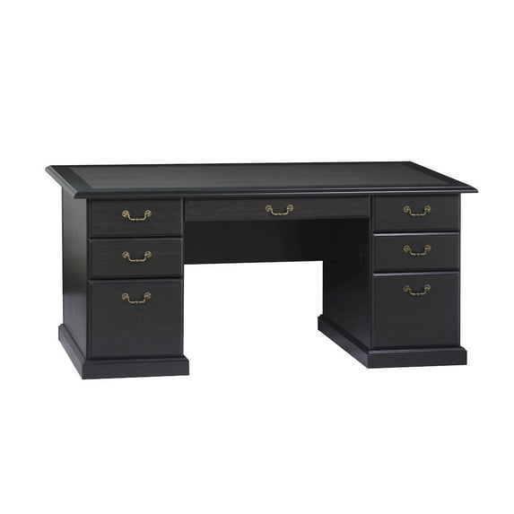 Saint Birch Azuela Espresso 65 Inches Executive Desk