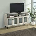 thumbnail image 1 of Saint Birch Hayes 56 Inches Light Oak TV Stand with 4 Doors, 1 of 6