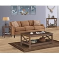 thumbnail image 1 of Saint Birch Lambert Modern Farmhouse 3-Piece Rosewood Grain Table Set, 1 of 11