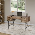 thumbnail image 1 of Saint Birch Oxford Rustic Oak 47 inches Writing Desk, 1 of 6