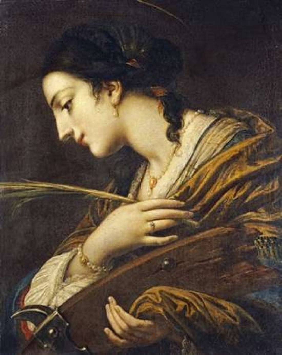 Saint Catherine of Alexandria Canvas Art - Baldassare Franceschini (24 x 30)