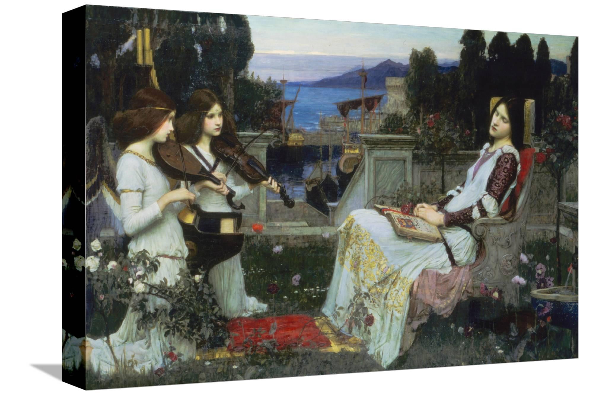 Saint Cecilia 1895 by John William Waterhouse Canvas Print