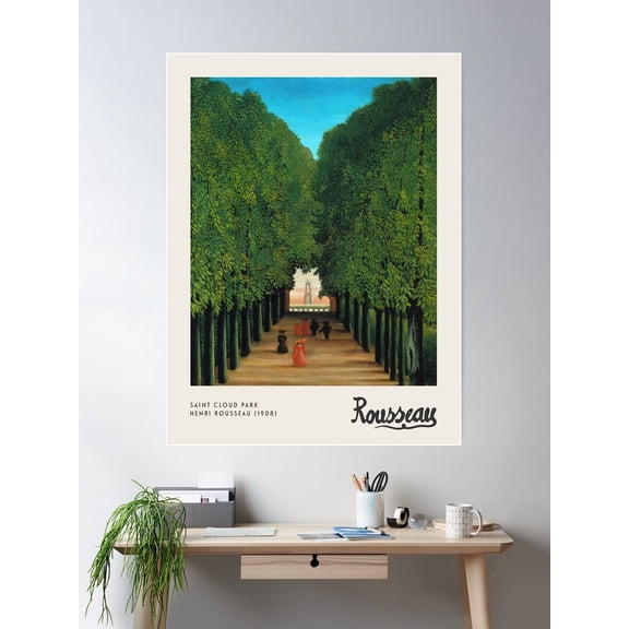 Saint Cloud Park Poster Wall Art, Modern Wall Decor For Living Room Bedroom, 12x18 UNFRAMED
