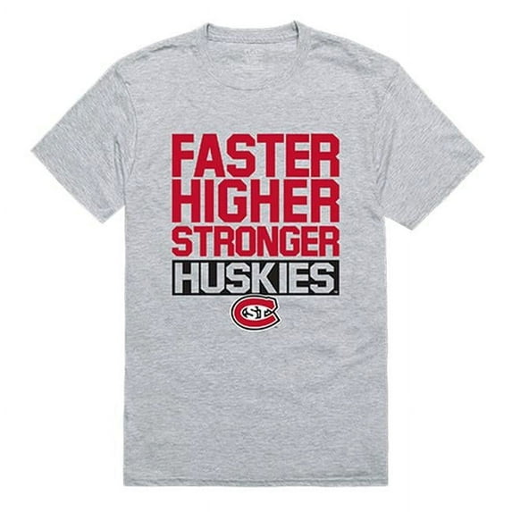 Saint Cloud State University Workout T-Shirt, Heather Grey - 2XL