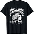 thumbnail image 1 of Saint Columbanus Patron of Motorcyclists Vintage Motorcycles T-Shirt, 1 of 4
