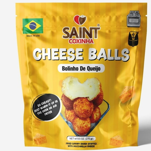 Saint Coxinha's Family Recipe - Cheese Balls - Just Warm it! (5 packs)