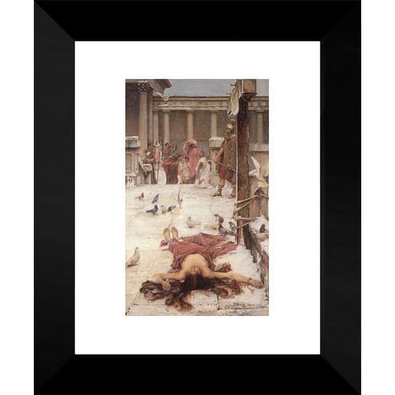 Saint Eulalia 15x18 Framed Art Print by Waterhouse, John William