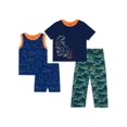 thumbnail image 1 of Saint Eve Baby and Toddler Boys Short Sleeve and Tank Mix and Match 4-piece PJ Set, Sizes 12M-5T, 1 of 5