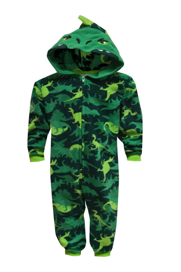 Boys' Dinosaur Costume Pajamas - green/multi, 8 (Big Boys)
