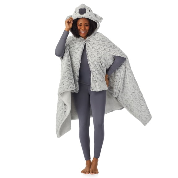 Saint Eve Grown Ups Oversized Wearable Blanket Hoodie for Men & Women - Comfy, Cozy & Soft Fleece & Sherpa Lined Blankets