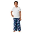 thumbnail image 1 of Saint Eve Kids Boys Fuzzy Pajama Pants, 2 Piece PJ Pant Set and Sleep Mask - Blue Gamer, X-Small, 1 of 6
