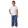 thumbnail image 1 of Saint Eve Kids Boys Fuzzy Pajama Pants, 2 Piece PJ Pant Set and Sleep Mask - Gray Space Alien, Medium, 1 of 6