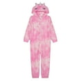 thumbnail image 1 of Saint Eve Kids Pajamas Onesie, Animal Hooded One Piece Sleepwear - Pink Unicorn, 1 of 4