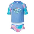 thumbnail image 1 of Saint Eve Toddler and Kids Swim Rash Guard UPF 50 Sun Protection 2-Piece Set for Girls - Sea Turtle, 5, 1 of 6