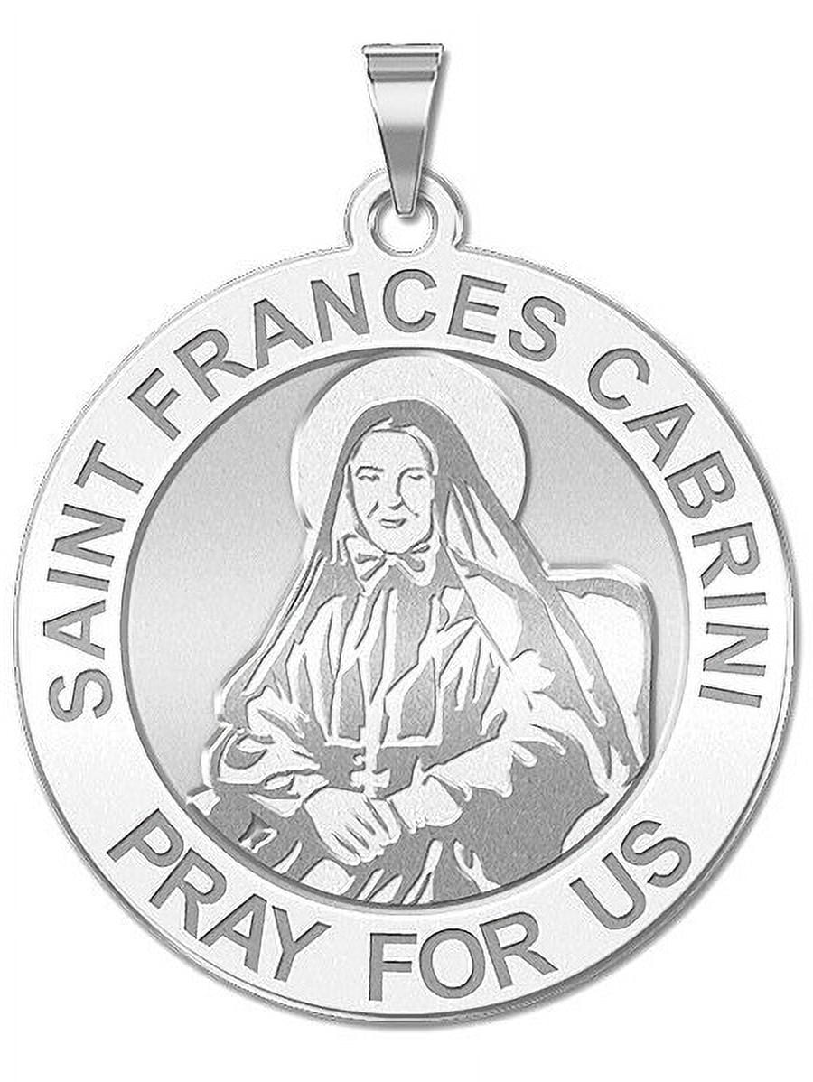 Saint Frances Cabrini Religious Medal - 1 Inch Size of a Quarter ...