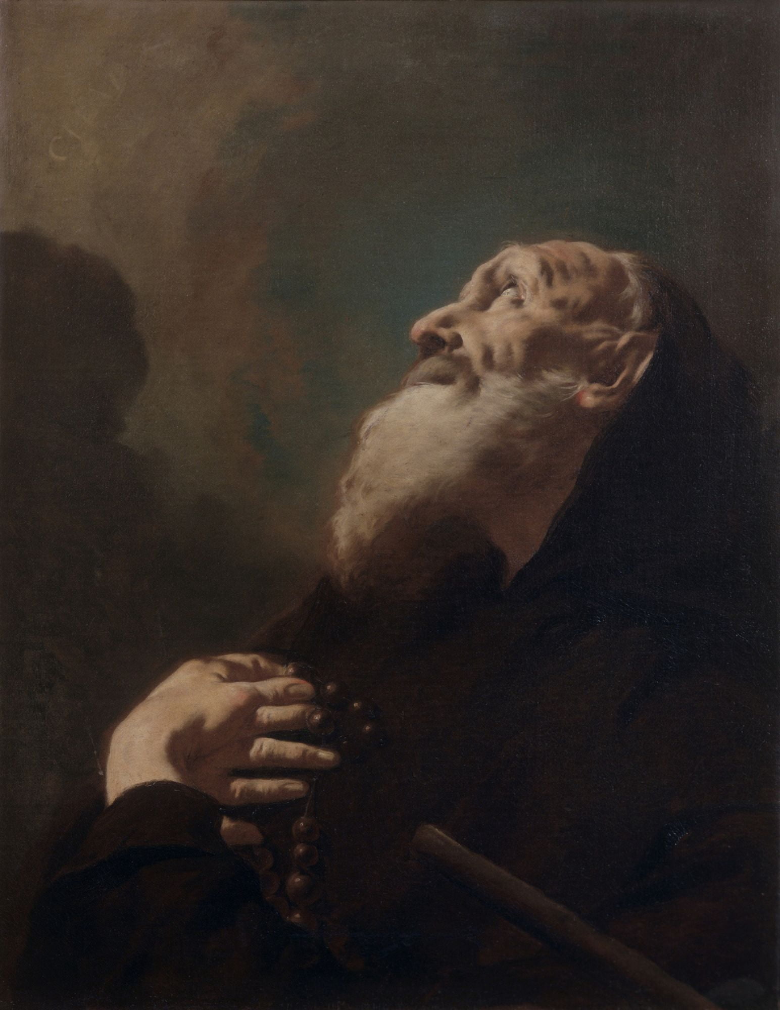 Saint Francis From Paola (San Francesco Di Paola) Canvas Art - (24 x 36)