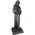 thumbnail image 1 of Saint Francis Statue – Natural Bronze Appearance – Made of Resin – Lightweight – 29” Height, 1 of 3