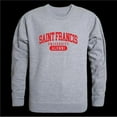 thumbnail image 1 of Saint Francis University Red Flash Alumni Fleece Pullover Crewneck Sweatshirt, Heather Grey - Small, 1 of 1