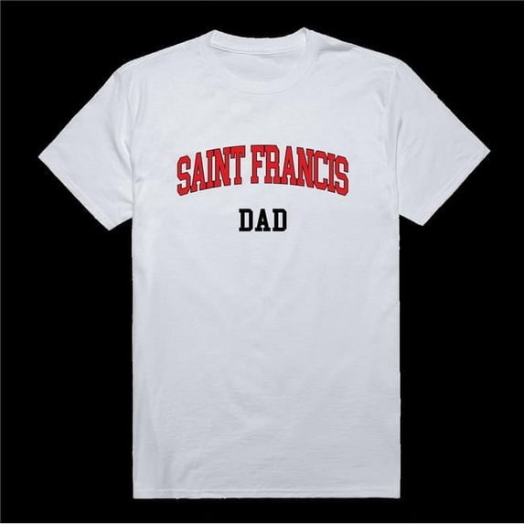 Saint Francis University Red Flash College Dad T-Shirt, White - Small