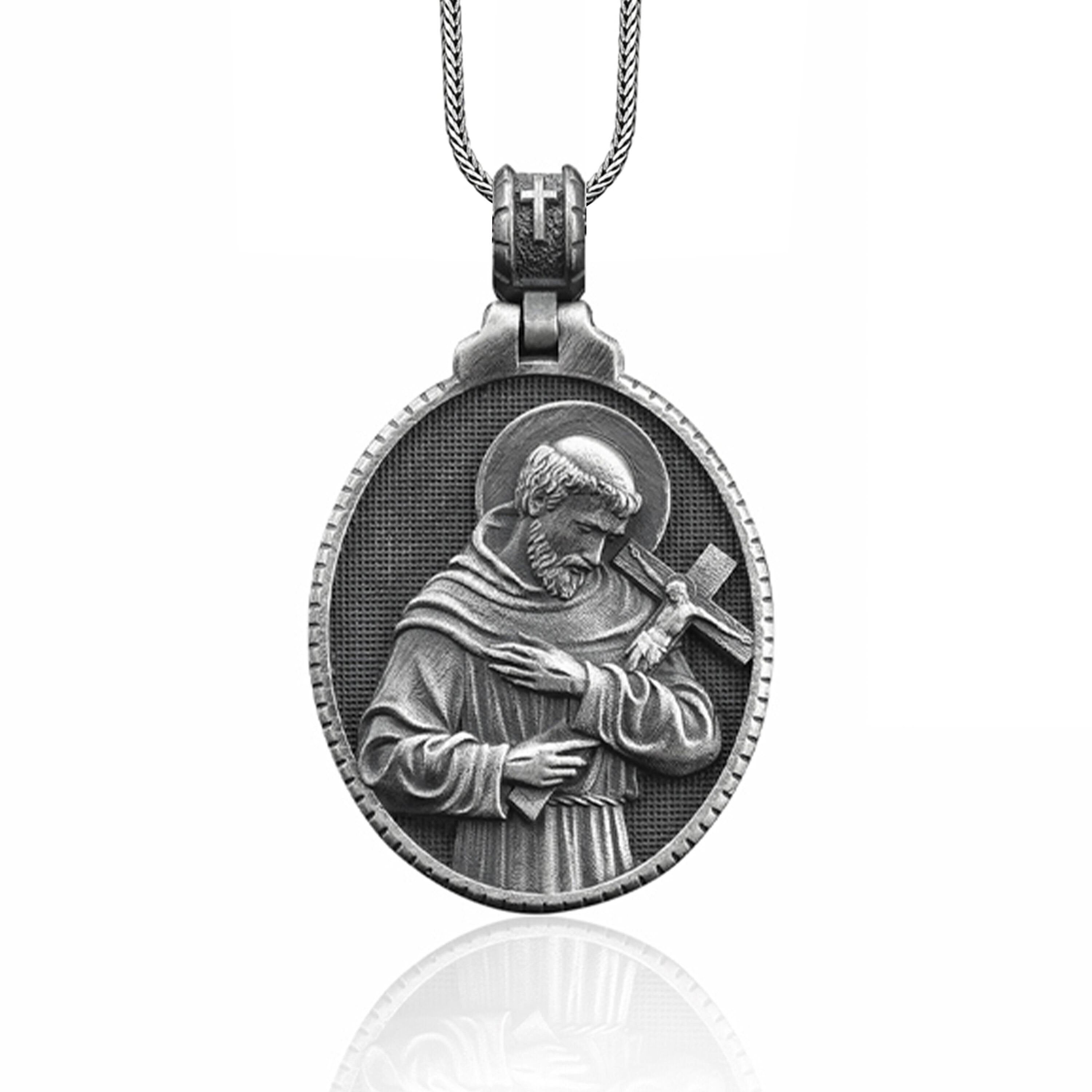 St. Francis de Assisi Pendant Necklace - Malouf on the Plaza