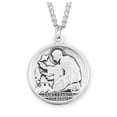 thumbnail image 1 of Saint Francis of Assisi Round Sterling Silver Medal, 1 of 3