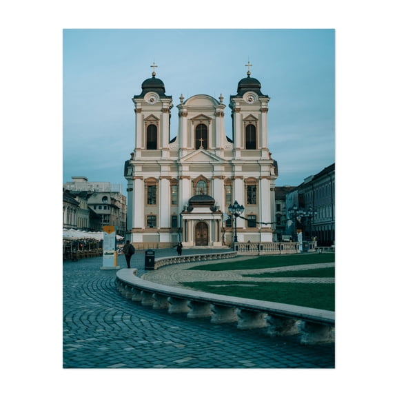 Saint George Cathedral, Timișoara - Timișoara Județul Timiș Romania Photography Unframed Wall Art Print 8 x 10 inches