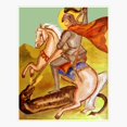thumbnail image 1 of Saint George Pray For Us Sticker, 1 of 4
