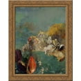 thumbnail image 1 of Saint George and the Dragon 20x24 Gold Ornate Wood Framed Canvas Art by Redon, Odilon, 1 of 2