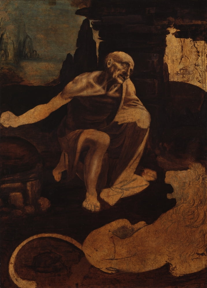Saint Gerolamo Canvas Art - (24 x 36)