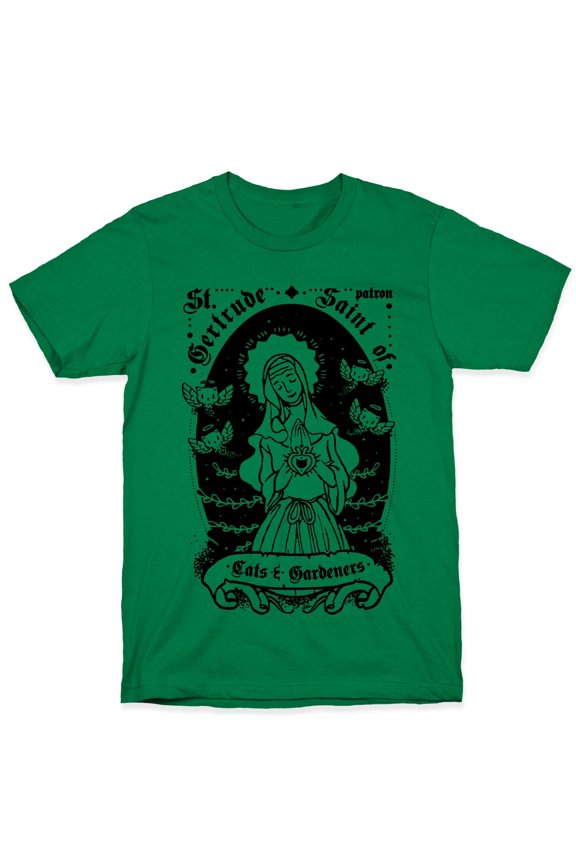 Saint Gertrude of Cats Tee Shirt Sweatshirt Hoodie