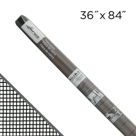 Saint-Gobain ADFORS 36 in. x 84 in. Charcoal Fiberglass Screen Roll for Windows and Door