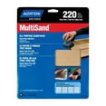 thumbnail image 1 of Norton MultiSand 11 in. L X 9 in. W 220 Grit Aluminum Oxide All Purpose Sandpaper 5 pk, 1 of 2