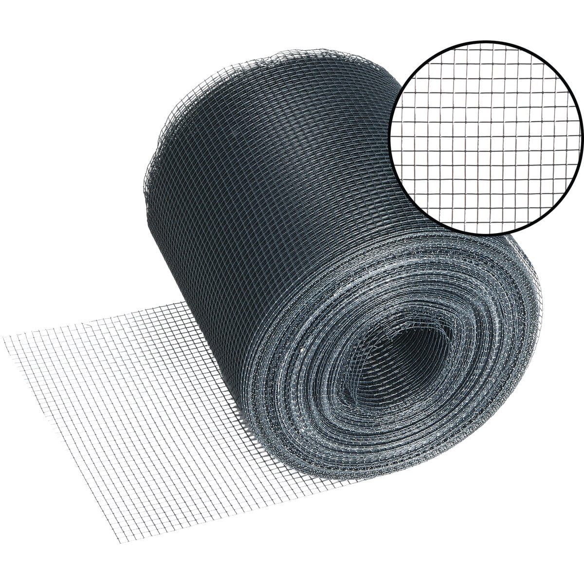 New York Wire Aluminum Gutter/Vent Screen FCS9609-M - Bright, 6 in x ...