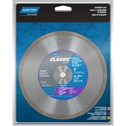 Saint Gobain-Norton Abrasives 7 in. Dry or Wet Cutting Continuous Rim Saw Blade