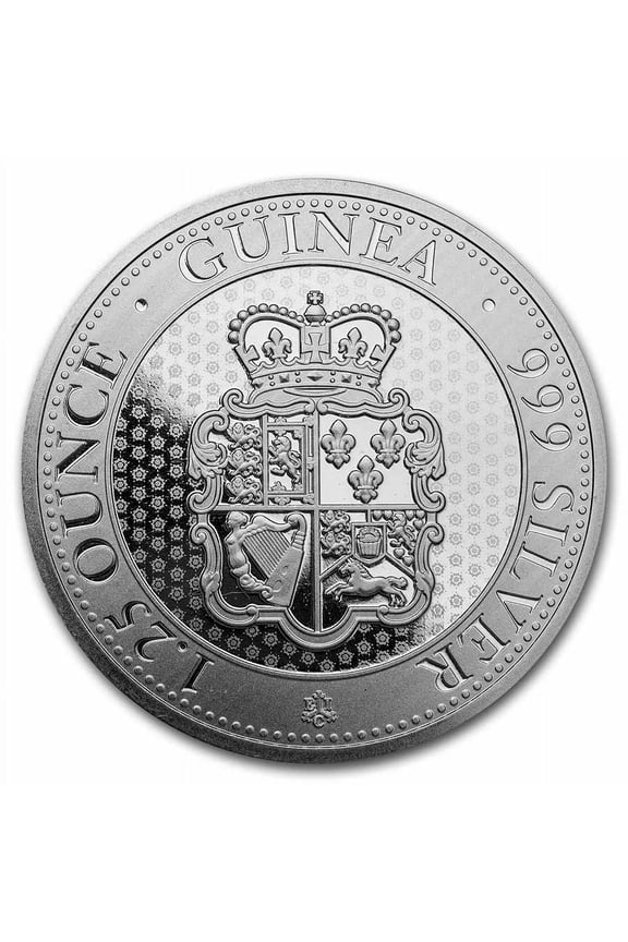 Saint Helena 1.25 oz Silver Rose Crown Guinea BU (Random Year)