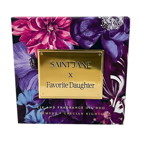 Saint Jane x Favorite Daughter Lip and Fragrance Oil Duo Remedy + Grecian Nights