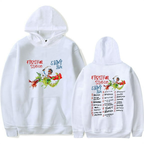 Saint Jhn Festival Season Tour Hoodies Unique Longsleeve Sweatshirt Funny Pullover