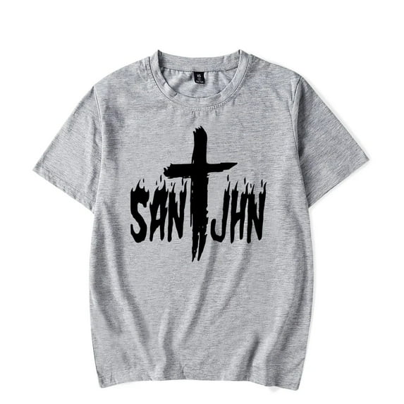 Saint Jhn Festival Tour 2025 Unisex HipHop Streetwear Short Sleeve T-Shirt