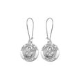 thumbnail image 1 of Saint Joan of Arc Earrings  - 15mm - Solid Sterling Silver, 1 of 1