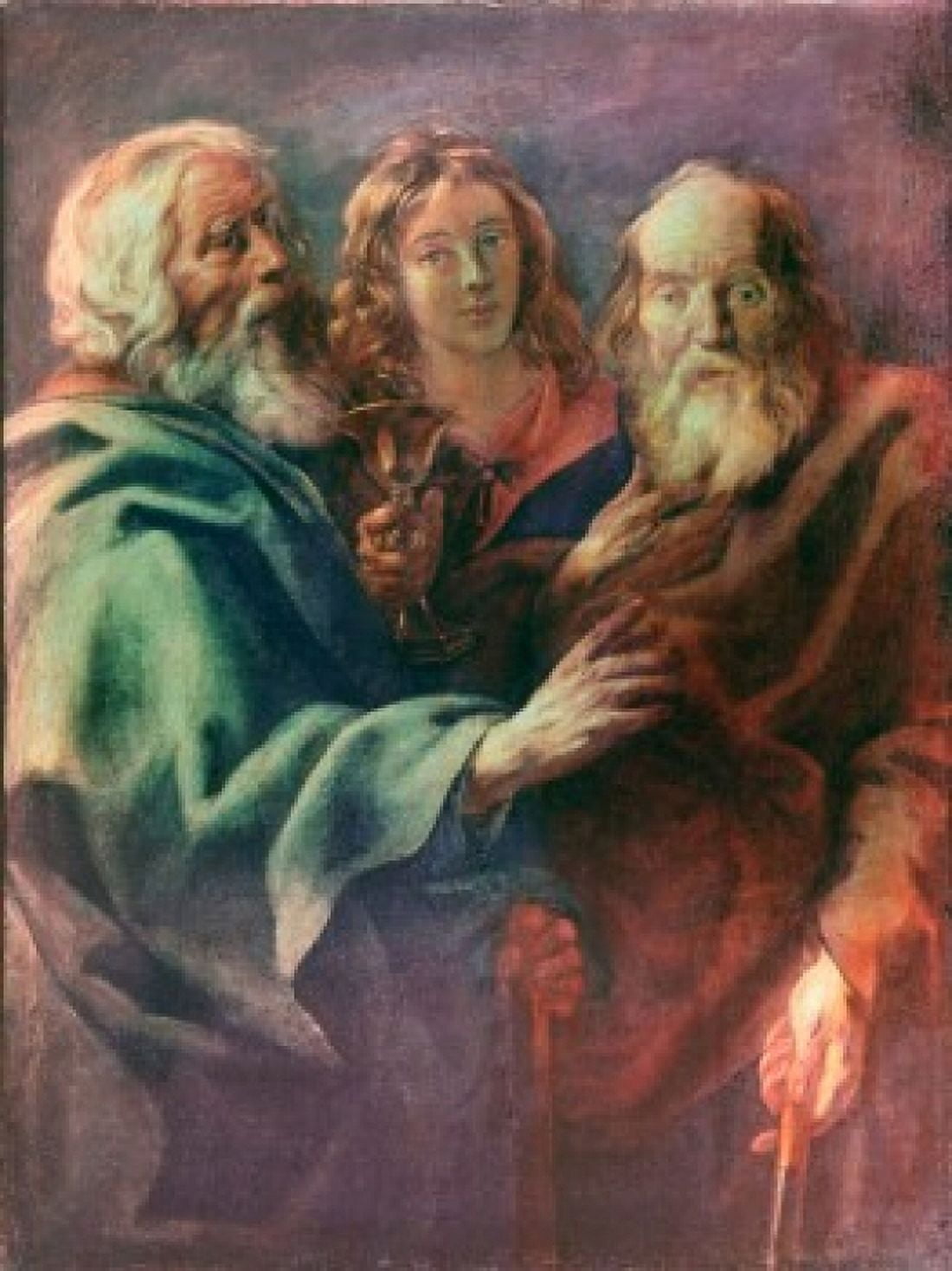 Saint John Jacob Jordaens (1593-1678 Flemish) Canvas Art - Jacob Jordaens (18 x 24)