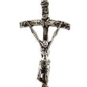 Saint John Paul II Crucifix with Communion Chalice Silver Cross - Gold Chalice