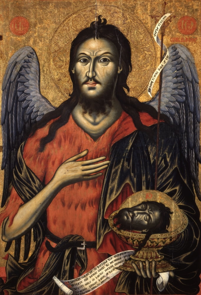 Saint John Precursor Canvas Art - (24 x 36)