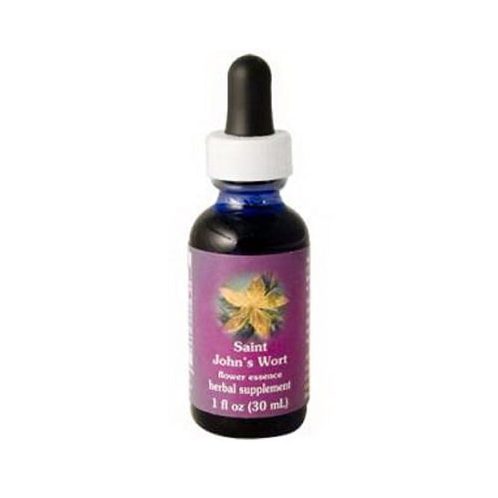Saint Johns Wort Herbal Supplement Dropper By Flower Essence 1 Oz