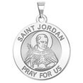 thumbnail image 1 of Saint Jordan Religious Medal  - 2/3 Inch Size of Dime, Sterling Silver, 1 of 1