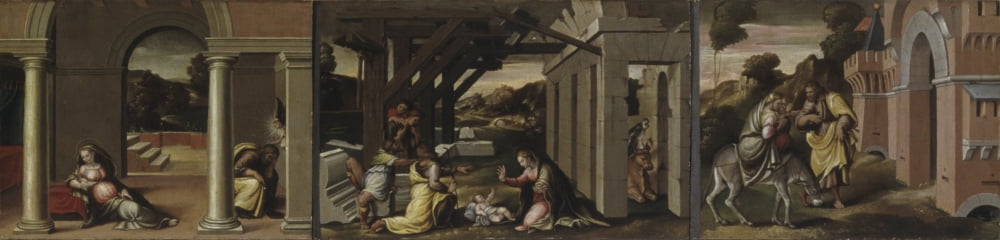 Saint JosephS Dream Canvas Art - (24 x 18)