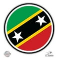 thumbnail image 1 of Saint Kitts and Nevis Flag - 12" Vinyl Sticker Waterproof Decal, 1 of 1